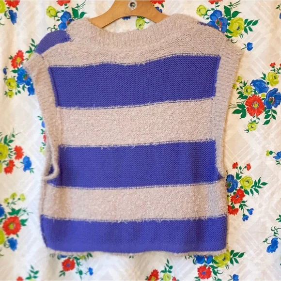 Free People Diamonds for Days Vest in Blue Moon Combo NWOT - Picture 12 of 16